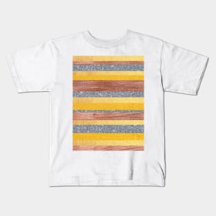 Precious Metal Stripes Kids T-Shirt